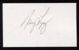 Nancy Lopez Signed 3x5 Index Card Autographed Golf Signature 