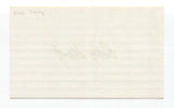 Bobby Shantz Signed 3x5 Index Card Baseball Autographed Signature Yankees