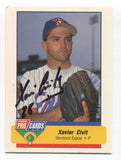 1994 Fleer Pro Xavier Civit Signed Card Baseball MLB Autographed AUTO #3901