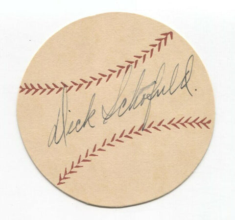 Ducky Schofield Signed Paper Baseball Autograph Signature St Louis Cardinals