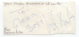 Alan Rachins Signed 3x5 Index Card Autograph Signature Actor Director L.A. Law