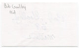 Bob Goalby Signed 3 x 5 Index Card Autographed PGA Golf 1968 Masters Winner