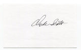 Clyde Scott Signed 3x5 Index Card Autographed NFL Football Philadelphia Eagles