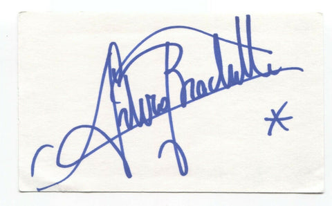 Arturo Brachetti Signed 3x5 Index Card Autographed Signature Quick Change Artist