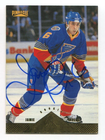 1996 Pinnacle Jamie Rovers Signed Card Hockey NHL Autograph AUTO #216 Rookie