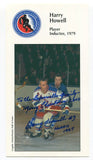 Harry Howell Signed Photo Card Autographed NHL Hockey Hall of Fame HOF