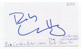 Rob Corddry Signed 3x5 Index Card Autographed Signature Ballers