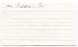 Joe Theismann Signed 3x5 Index Card Autograph Football Redskins Super Bowl Champ