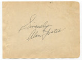 Alan Foster (d.1985) Signed Album Page Autographed Hondo SCARCE