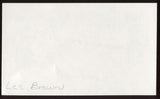 Les Brown Signed Index Card Signature Autographed AUTO