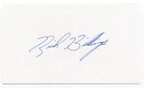 Rich Billings Signed 3x5 Index Card Autographed Washington Senators Debut 1968