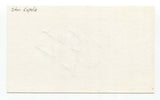 Stan Lopata Signed 3x5 Index Card Baseball Autographed Signature