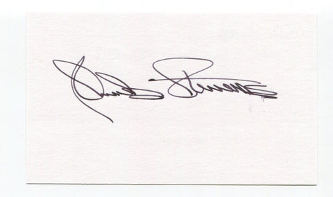 Chuck Stevens Signed 3x5 Index Card Autographed Baseball St. Louis Browns