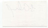South - Joel Cadbury Signed 3x5 Index Card Autographed Signature Band