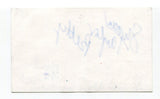 Susan Taylor Signed 3x5 Index Card Autographed Actress Damn Yankees