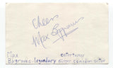 Max Bygraves Signed 3x5 Index Card Autographed Signature Actor Comedian