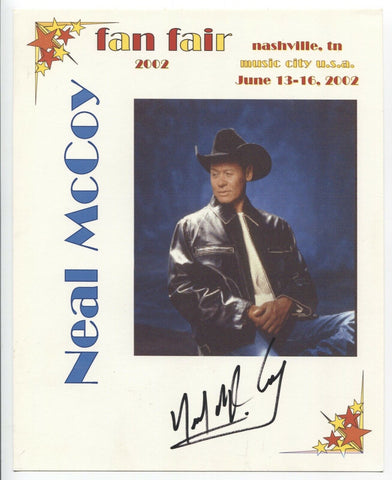 Neal McCoy Signed 8x10 Inch Photo Autographed Signature Country Music Singer