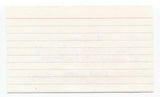 Dean Koontz Signed 3x5 Index Card Autographed Vintage Signature Author