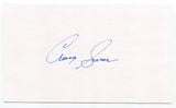 Craig Swan Signed 3x5 Index Card Autographed Baseball MLB New York Mets