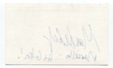 Marcello Cabezas Signed 3x5 Index Card Autograph Signature Actor