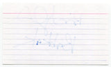 Brian Gonzales Signed 3x5 Index Card Autograph Actor Aladdin Law And Order