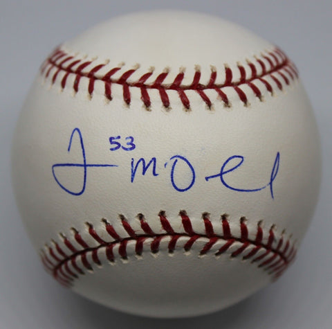 James McDonald Single Signed Baseball Autographed Ball Signature 