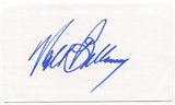 Walt Bellamy 3x5 Index Card Autographed Chicago Packers HOF Olympic Gold