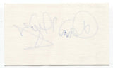 The Wedding Present - David Gedge Signed 3x5 Index Card Autographed Signature