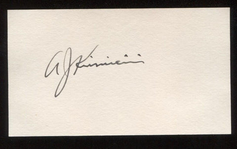 Aivo Kiviniemi Signed Card Autographed University of Kentucky Music Professor