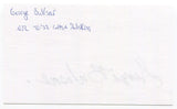 George Buksar Signed 3x5 Index Card Autograph NFL AAFC Football Chicago Hornets