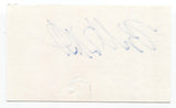 St. Johnny - Bill Whitten Signed 3x5 Index Card Autographed Signature