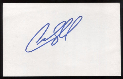 Chris O'Donnell Signed 5x8 Inch Index Card HUGE Autographed Batman and Robin
