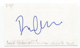David Usher Signed 3x5 Index Card Autographed Signature Singer Moist