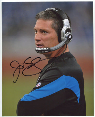 Jim Schwartz Signed 8x10 Photo Autographed Detroit Lions Football Head Coach