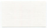 Tim Cheek Signed 3x5 Index Card Autographed JFK Assassination Pallbearer 