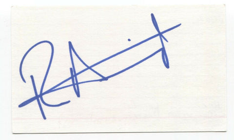 Rex Harrington Signed 3x5 Index Card Autographed Signature Dancer