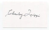 Charley Trippi Signed 3x5 Index Card Autograph Football Chicago Cardinals HOF