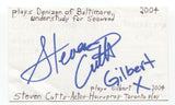 Steven Cutts Signed 3x5 Index Card Autographed Signature Actor Camp