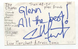 Lisa Merchant Signed 3x5 Index Card Autographed Signature Actress Train 48