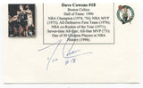 Dave Cowens Signed 3x5 Index Card Autographed Basketball Boston Celtics NBA MVP