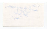 Rod Weber Signed 3x5 Index Card Autograph Actress Grease The Full Monty