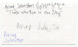 Aviaq Johnston Signed 3x5 Index Card Autographed Author Writer Book