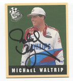 2000 Press Pass Michael Waltrip Signed Techno-Retro Card Autographed TR 27/36