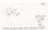 Shane Jacobsen Signed 3x5 Index Card Autographed Actor West Side Story