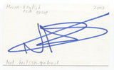Haven - Nathan Wason Signed 3x5 Index Card Autographed Signature Band Nat