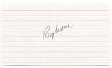 Ray Crone Signed 3x5 Index Card Autographed Baseball MLB San Francisco Giants