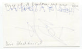 Theory of a Deadman - Dean Black Signed 3x5 Index Card Autographed Signature