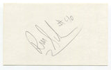 Russ Schoene Signed 3x5 Index Card Autographed NBA Seattle SuperSonics