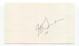 Jeff Turner Signed 3x5 Index Card Autographed Basketball NBA New Jersey Nets