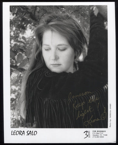 Leora Salo Signed 8x10 Photo Autographed Photograph Vintage Signature
